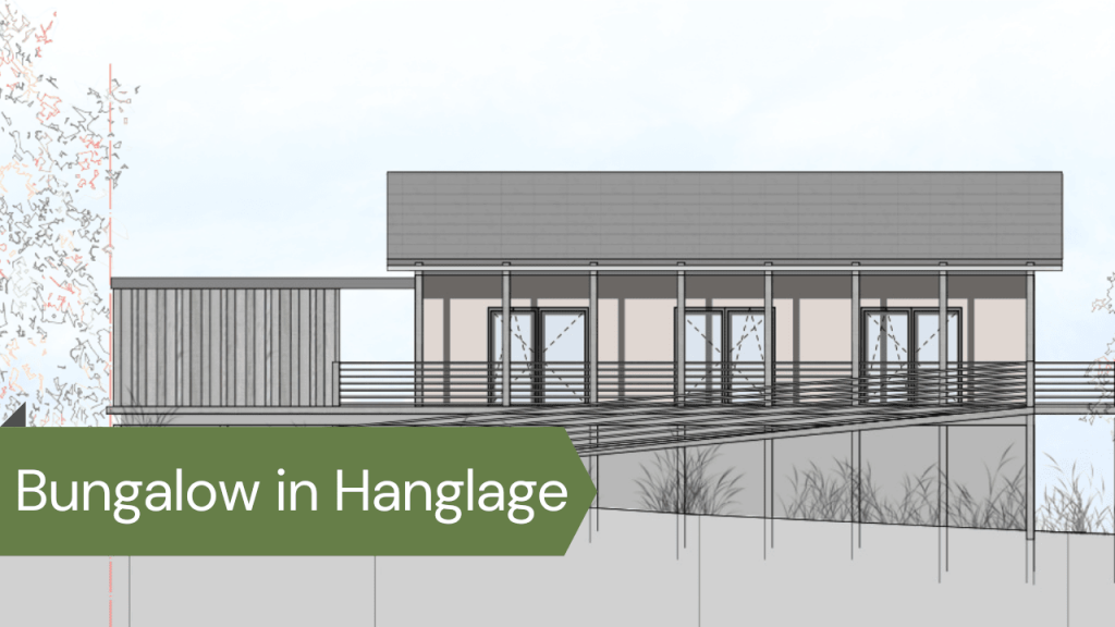 Bungalow in Hanglage